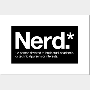 Nerd Definition Posters and Art